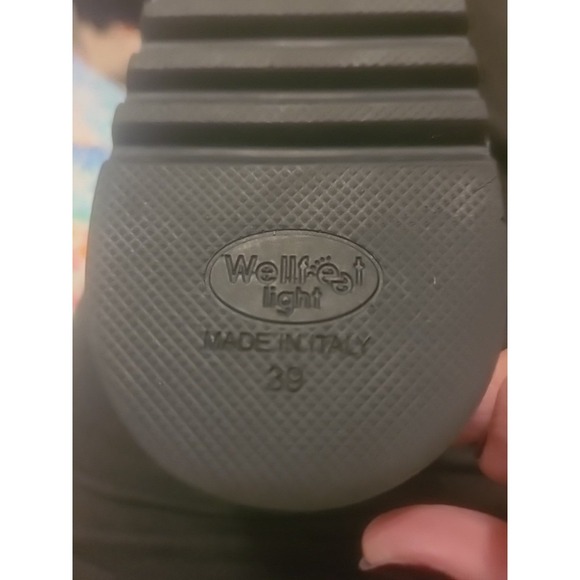 Summit by White Mountain Brody Black Leather Slip On Loafers 39 Platform Italy - Picture 8 of 9